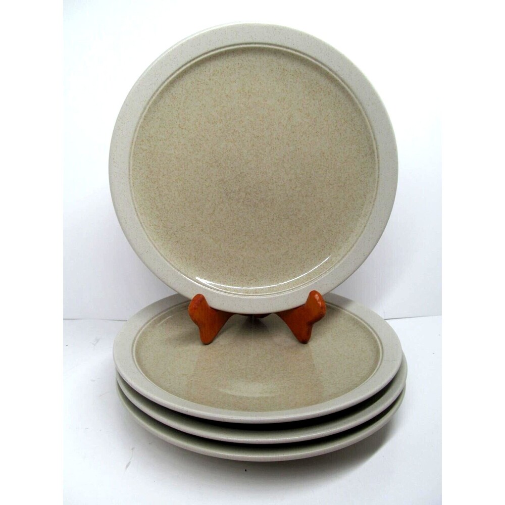 Mikasa Stone Craft Sand Piper  8 1/2" Salad Plates Set Of 4